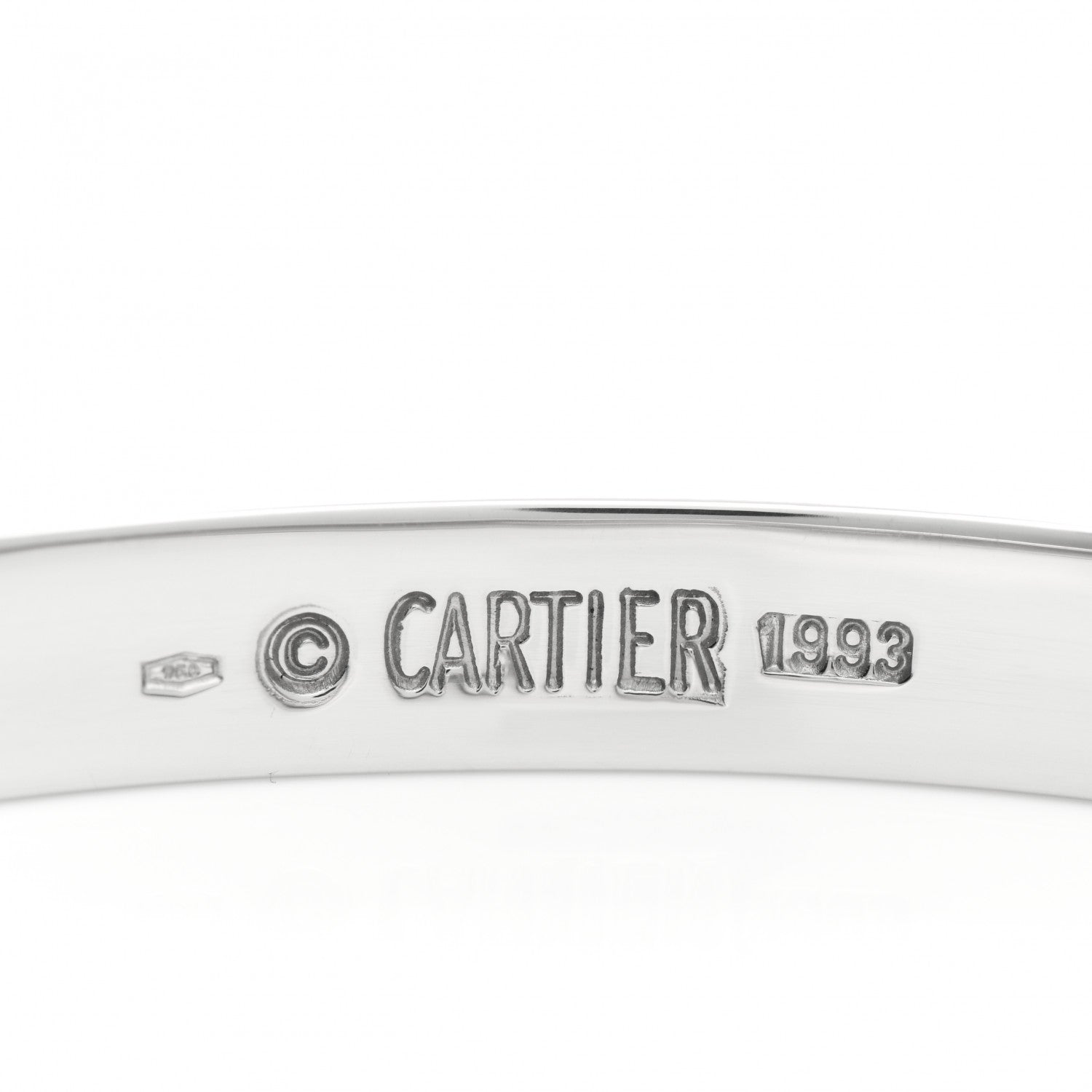 Cartier 18K White Gold LOVE Bracelet 16 4 of 4