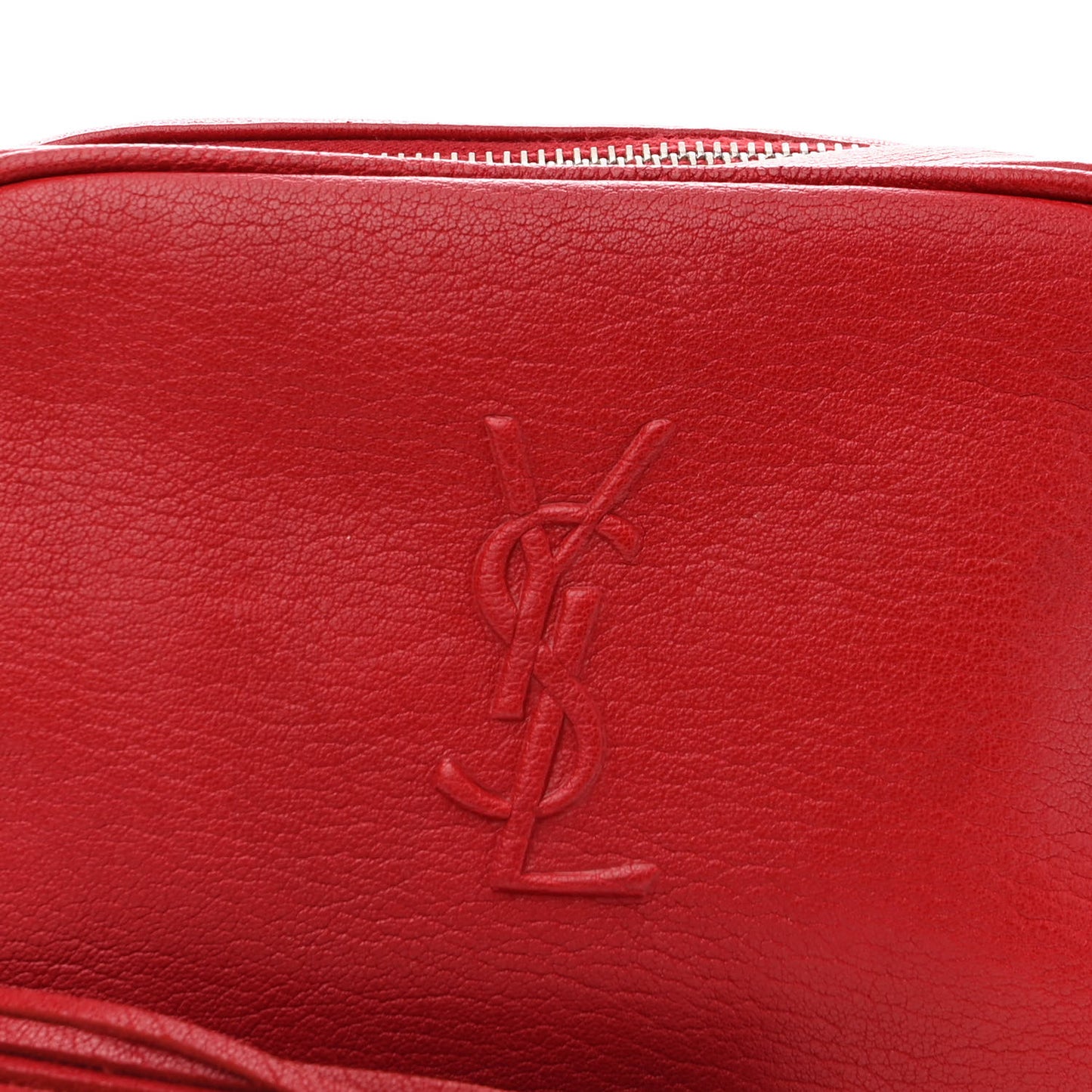 Lambskin Monogram Lou Belt Bag Red