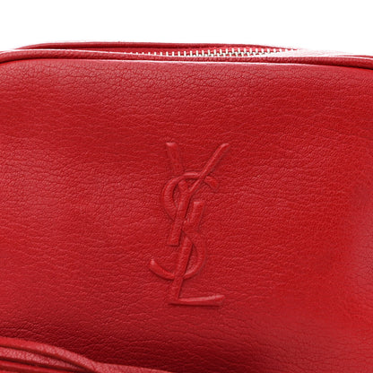 Saint Laurent Lambskin Monogram Lou Belt Bag Red 8 of 12