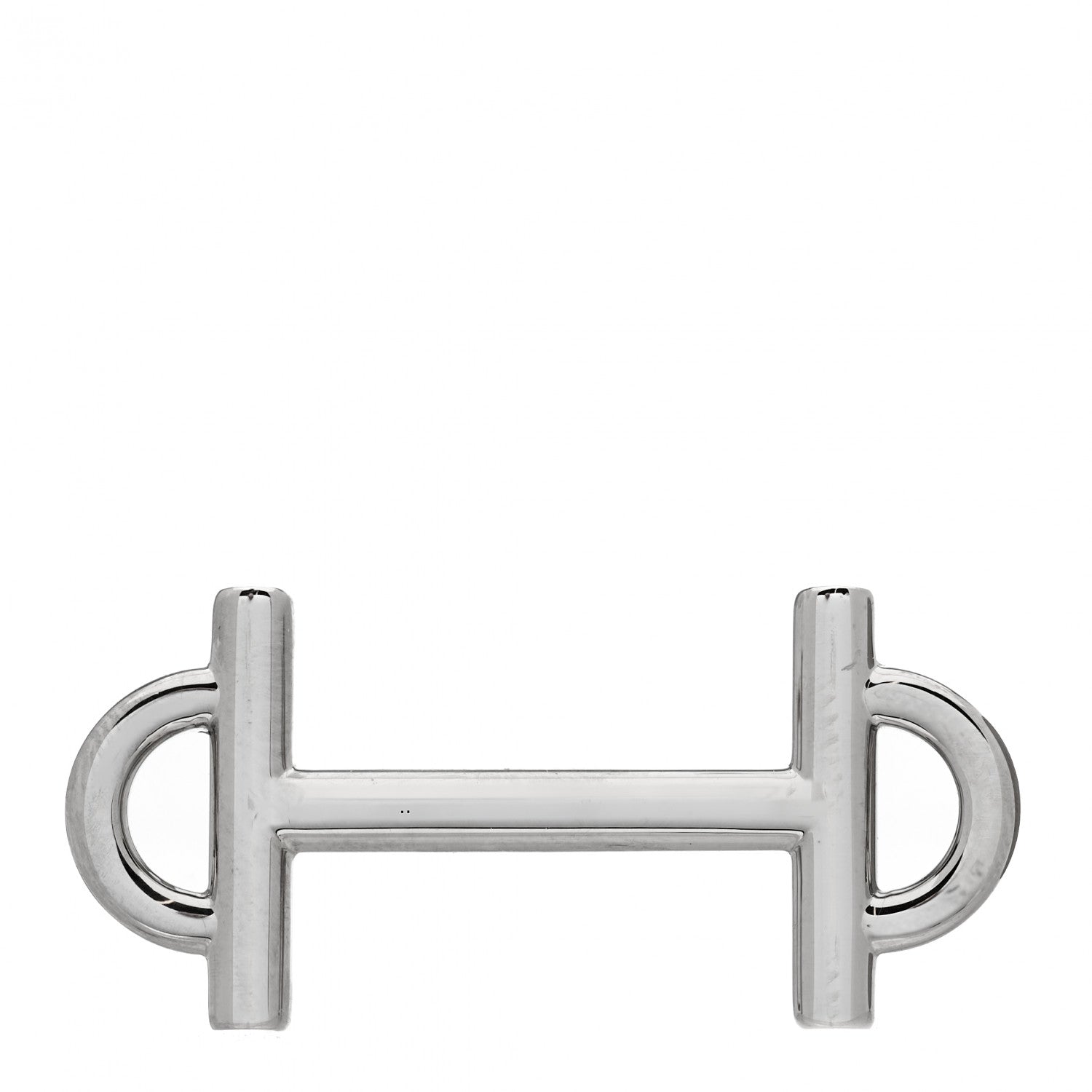 Hermes Palladium 24mm Gamma H Belt Buckle 1 of 3