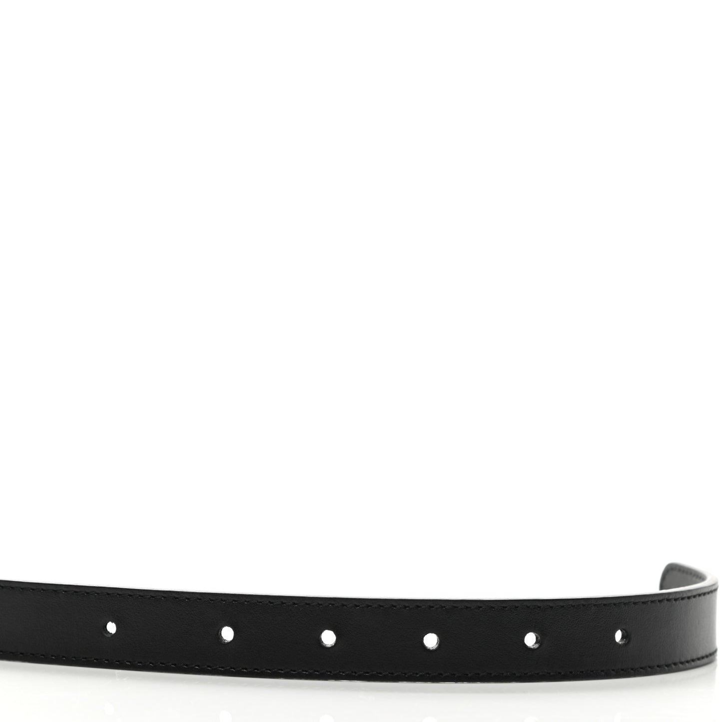 Plutone Calfskin Double G 20mm Belt 75 30 Black