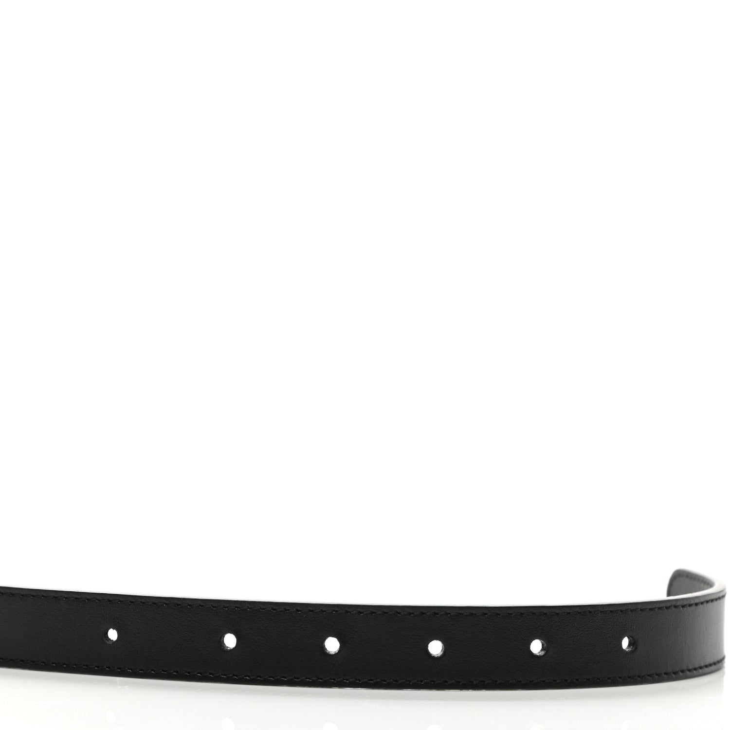 Gucci Plutone Calfskin Double G 20mm Belt 75 30 Black 5 of 6