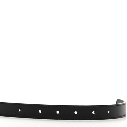 Gucci Plutone Calfskin Double G 20mm Belt 75 30 Black 5 of 6