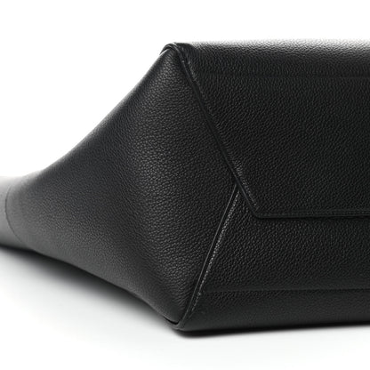 Celine Soft Grained Calfskin Sangle Bucket Bag Black 6 of 8