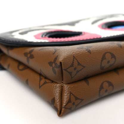 Louis Vuitton Reverse Monogram Kabuki Pochette Black 8 of 10