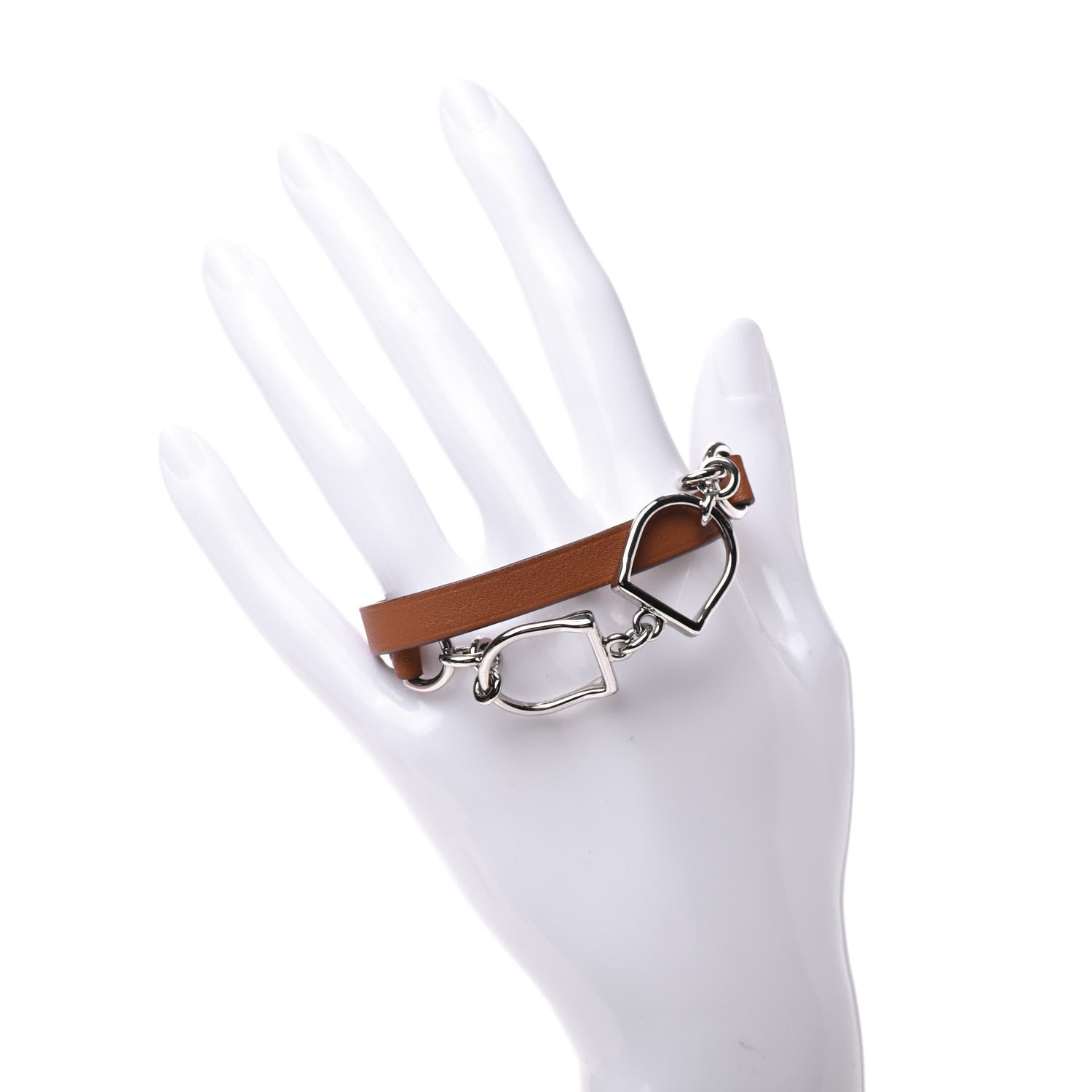 Hermes Swift Etrier Double Tour Bracelet T2 Gold 2 of 6