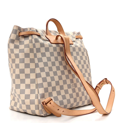 Louis Vuitton Damier Azur Sperone Backpack 3 of 10