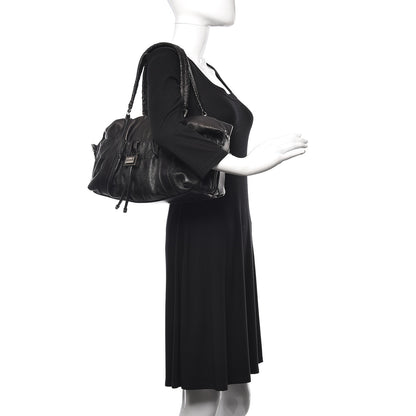 Burberry Calfskin Dallinger Satchel Black 2 of 9