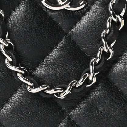 Chanel Lambskin Quilted Small Clutch With Chain Black 8 of 10