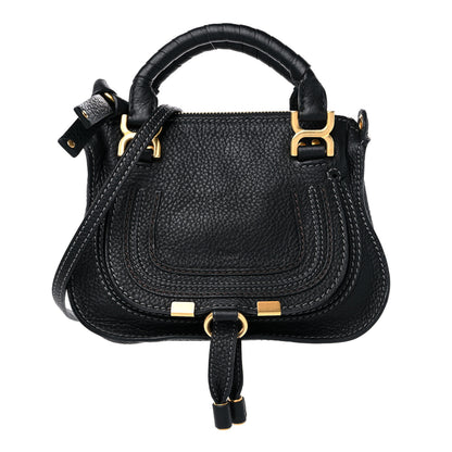Chloe Calfskin Mini Marcie Satchel Black 1 of 9