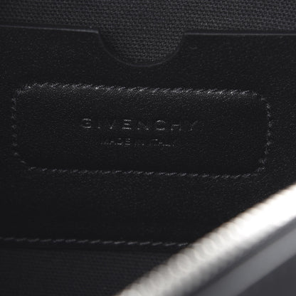 Givenchy Calfskin Canvas Logo Bond Bum Bag Black Turquoise 5 of 8