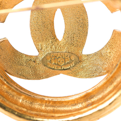 Chanel Metal CC Brooch Gold 3 of 3
