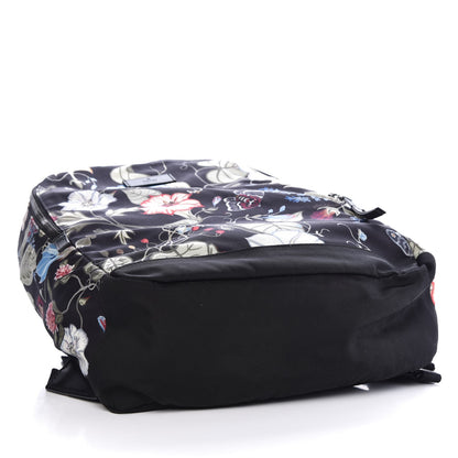 Gucci Canvas D-Active Flora Floral Knight Backpack Black 4 of 9