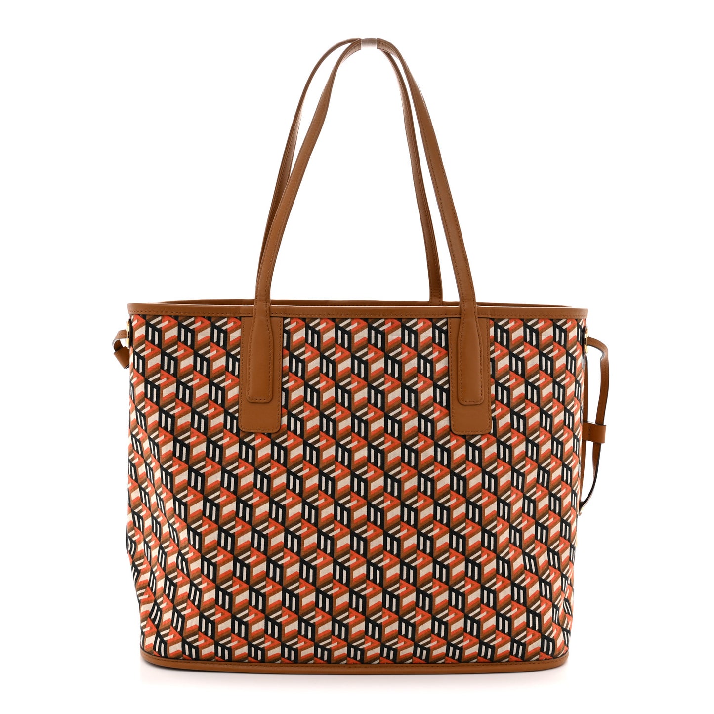 Visetos Medium Liz Reversible Shopper Tote Cognac