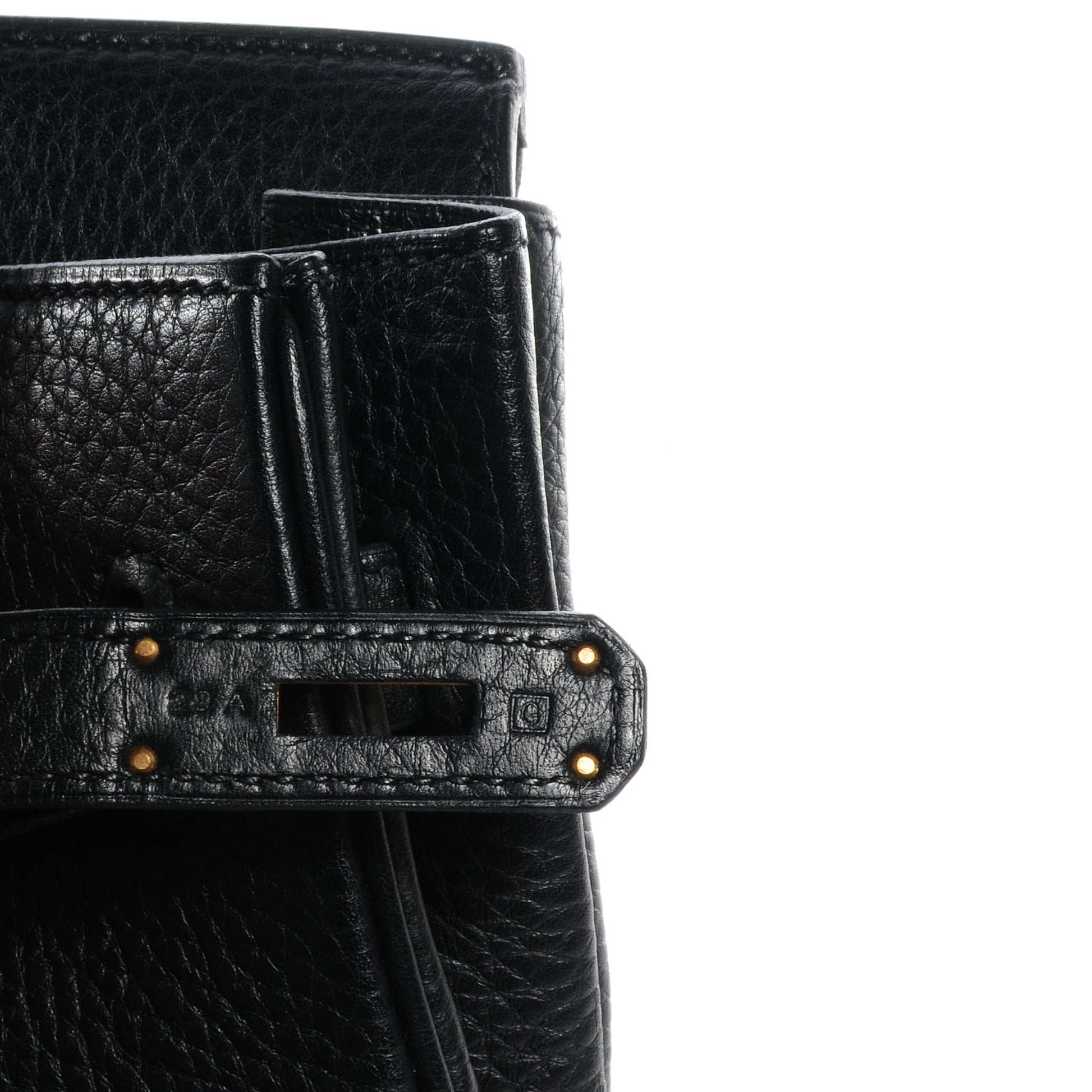Hermes Taurillon Clemence Birkin 35 Black 7 of 10