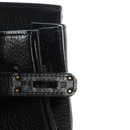 Hermes Taurillon Clemence Birkin 35 Black 7 of 10