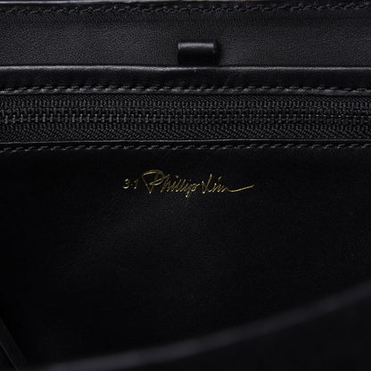 3.1 Phillip Lim Smooth Calfskin Glitter Mini Pashli Satchel Black 8 of 8