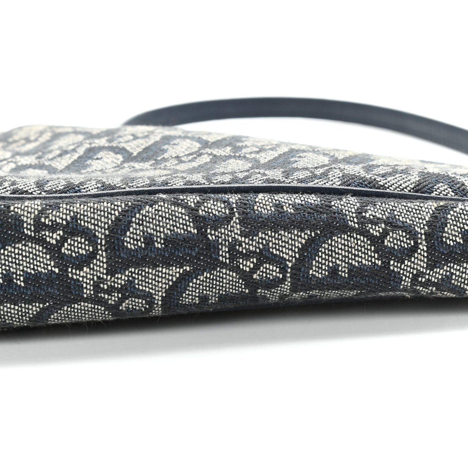Christian Dior Monogram Mini Saddle Pochette Navy 9 of 9