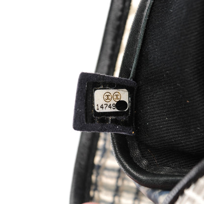 Chanel Tweed Patchwork Jumbo Single Flap Black 7 of 8