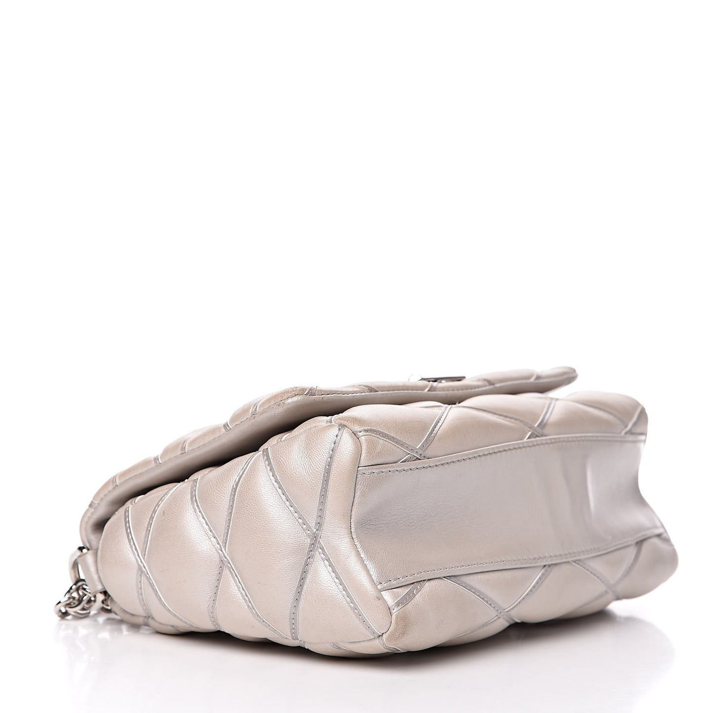 Lambskin Malletage GO-14 PM Silver