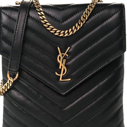 Saint Laurent Lambskin Quilted Double Flap Bag Black 8 of 12