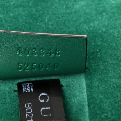 Gucci GG Supreme Monogram Embroidered Medium Dionysus Shoulder Bag Emerald 7 of 10