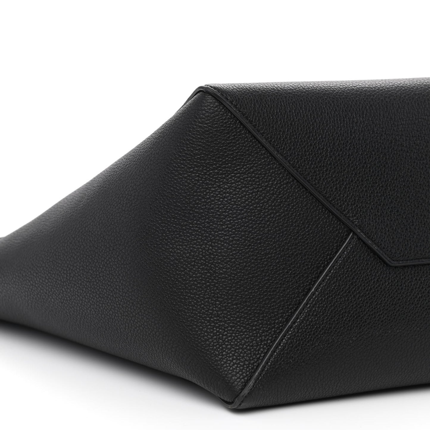 Soft Grained Calfskin Small Belt Cabas Phantom Black
