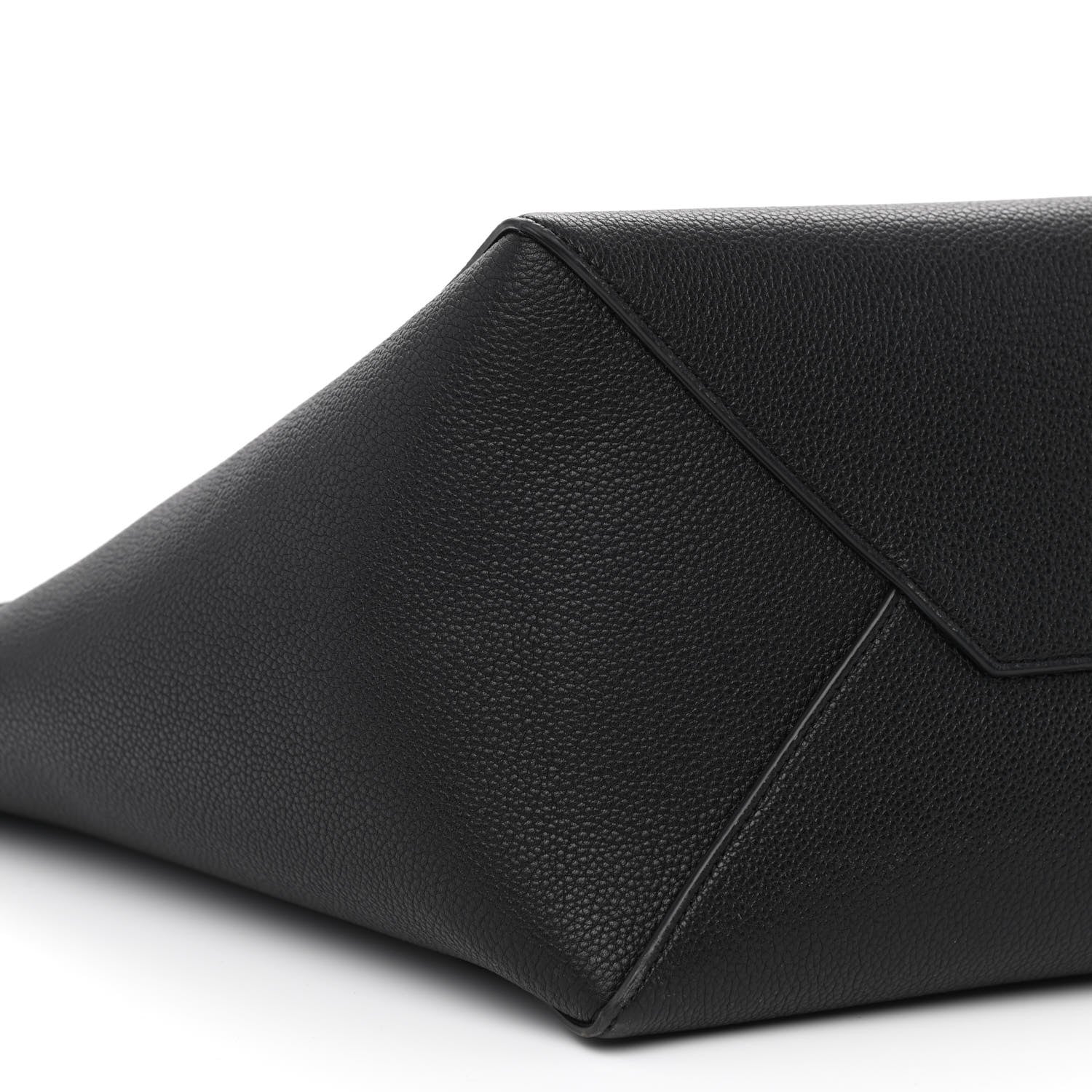 Celine Soft Grained Calfskin Small Belt Cabas Phantom Black 10 of 11