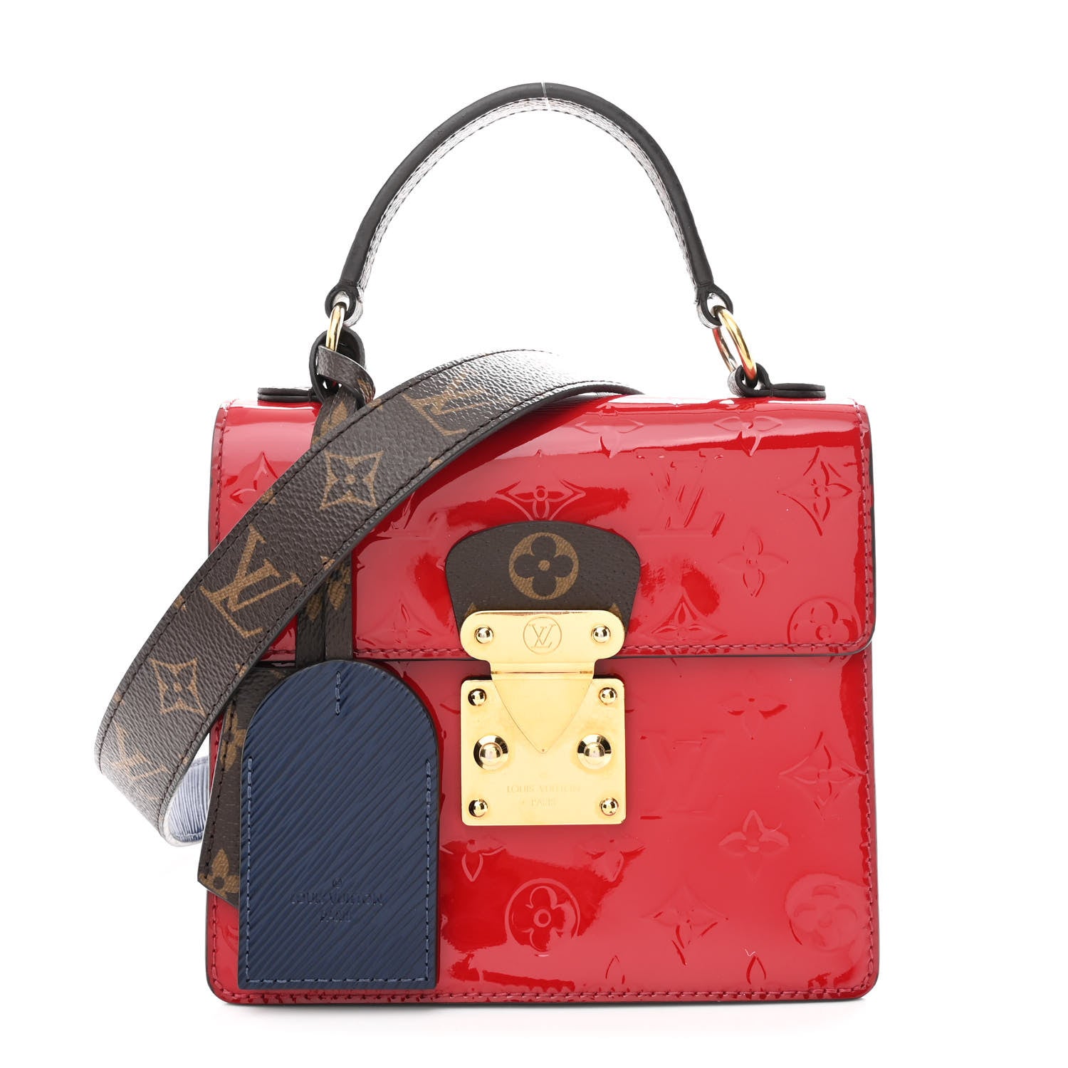 Louis Vuitton Vernis Epi Monogram Spring Street Scarlet 1 of 8