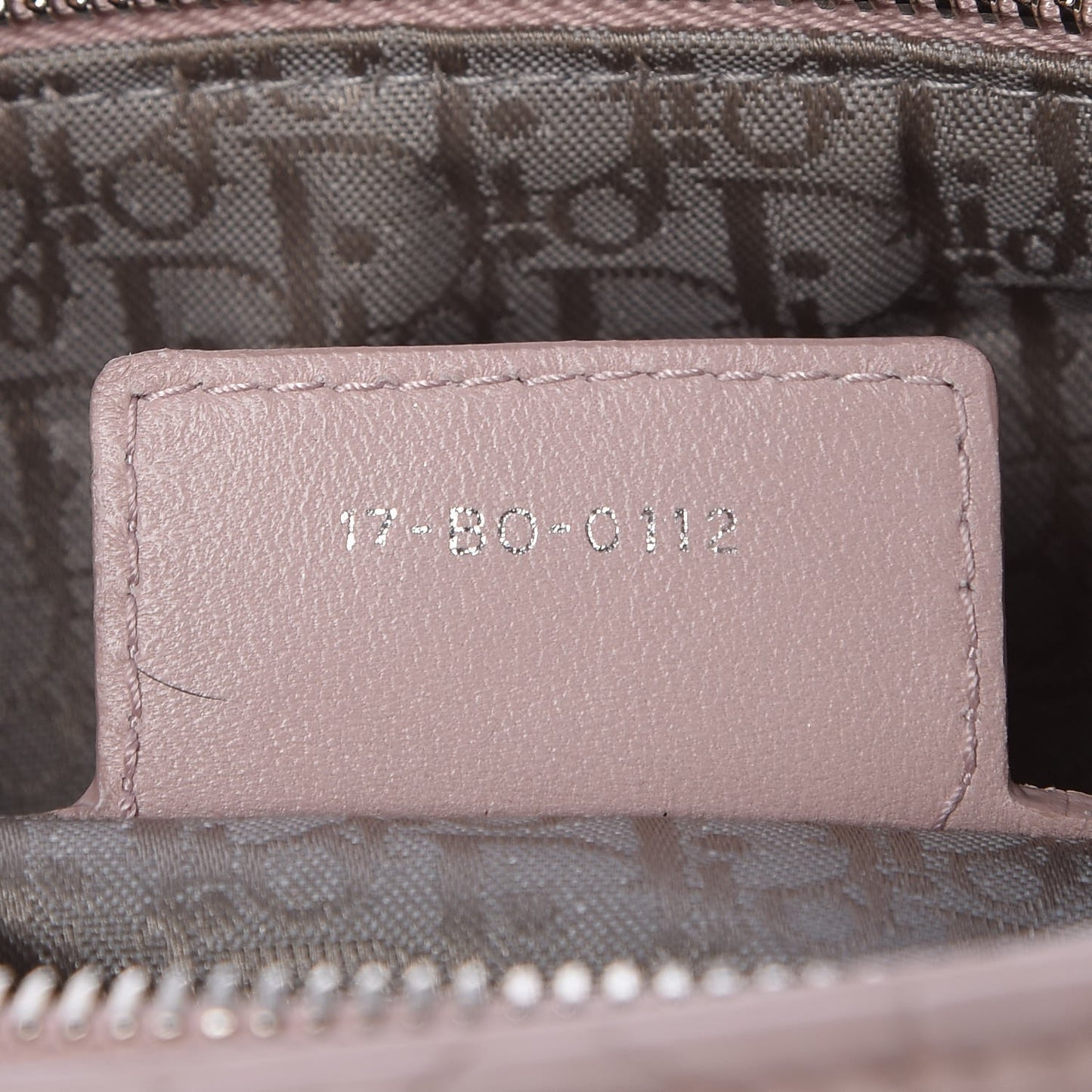 Lambskin Cannage Large Lady Dior Light Pink