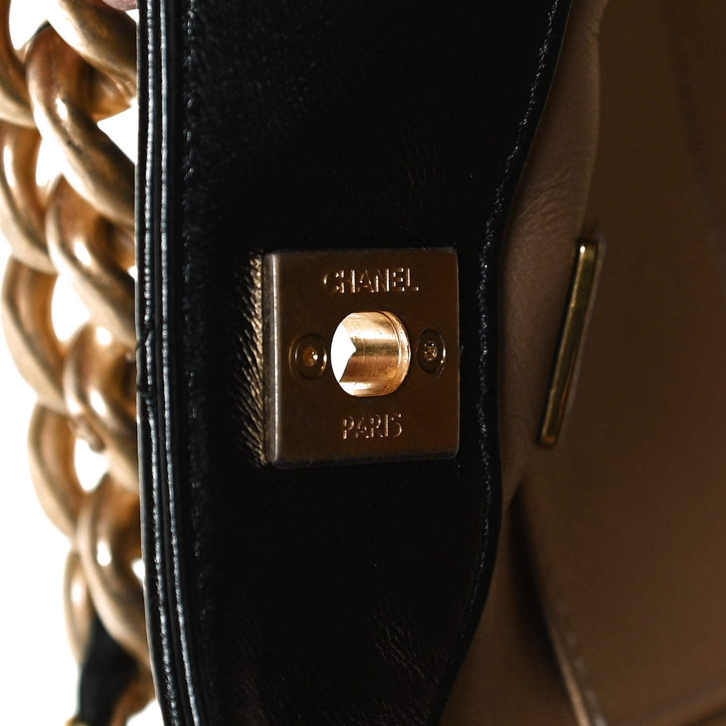 Lambskin Quilted Hobo Black