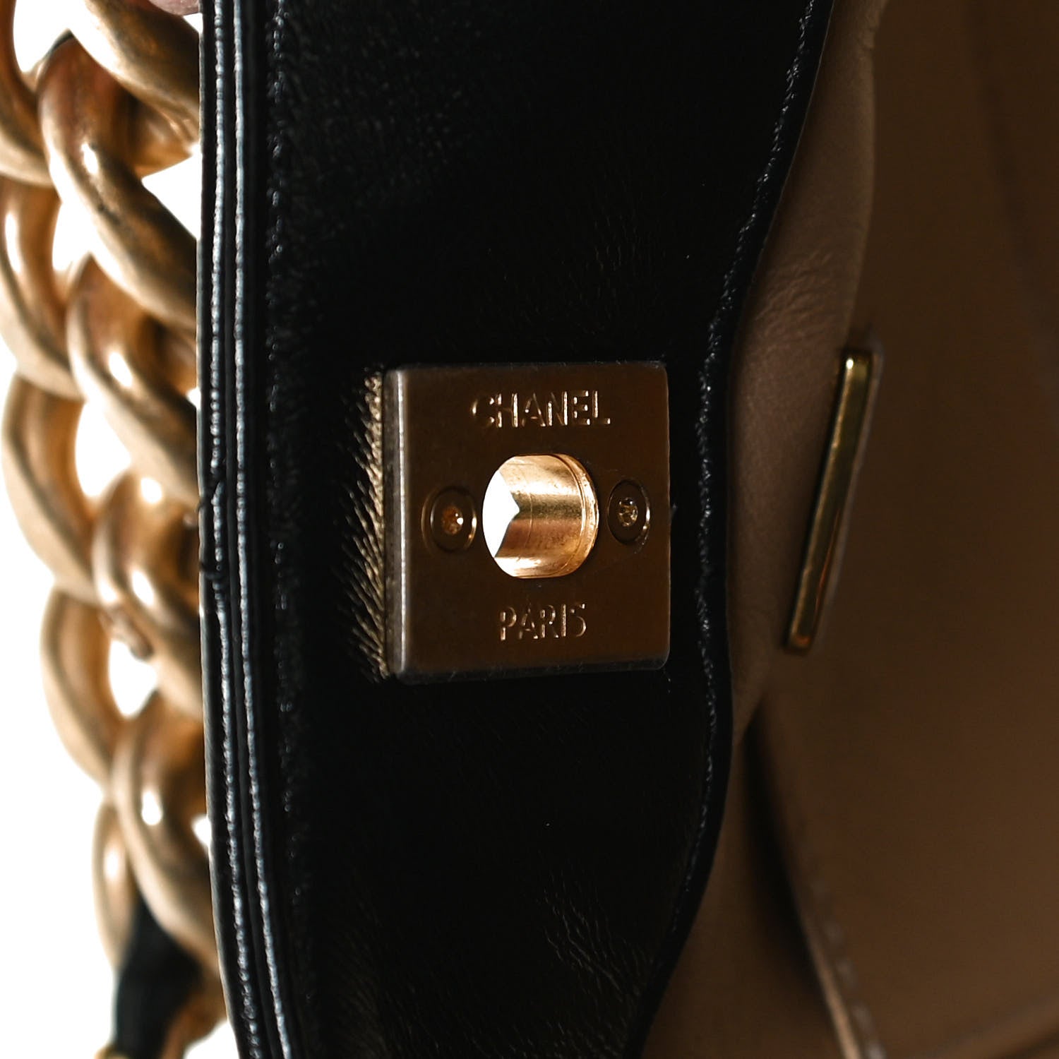 Chanel Lambskin Quilted Hobo Black 10 of 12