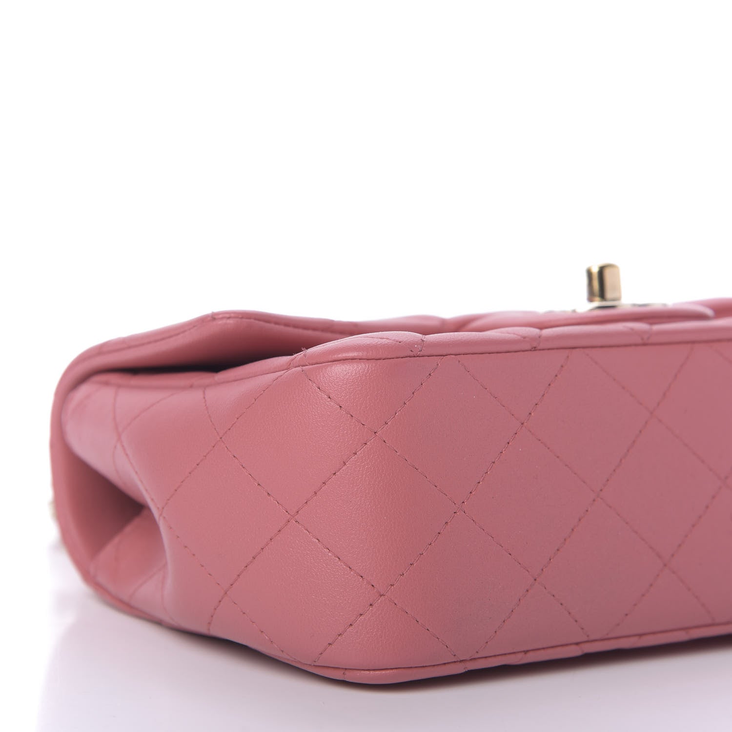 Chanel Lambskin Quilted Valentine Charms Mini Rectangular Flap Pink 6 of 9