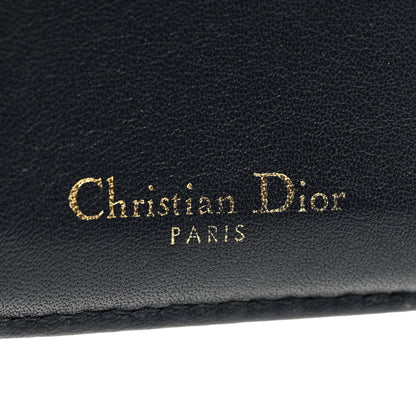 Christian Dior Oblique Saddle Lotus Wallet Blue 6 of 7