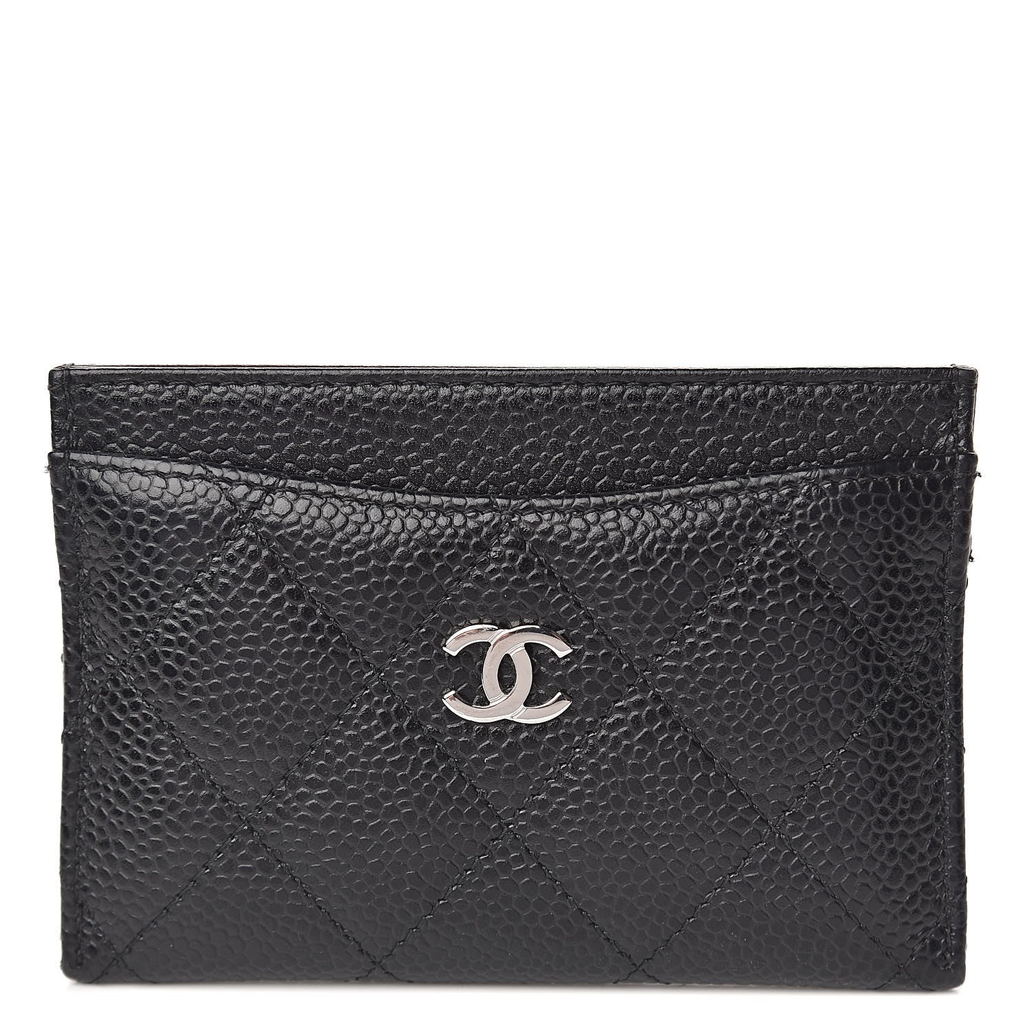 Chanel Caviar Quilted Card Holder Black 1 of 8