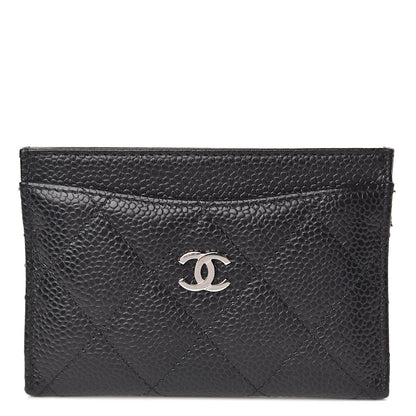 Chanel Caviar Quilted Card Holder Black 1 of 8