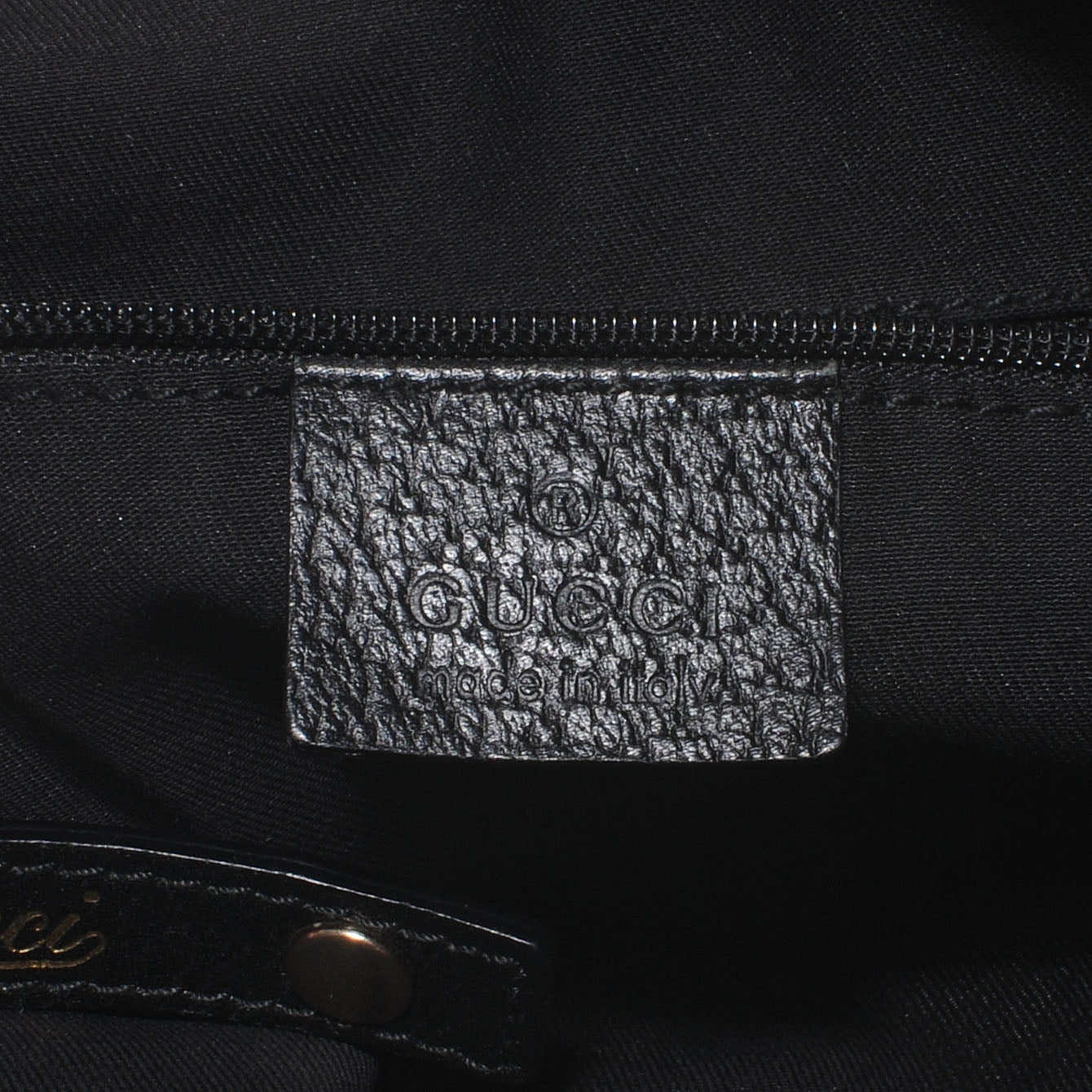 Gucci Monogram Medium Abbey Shoulder Bag Black 6 of 7