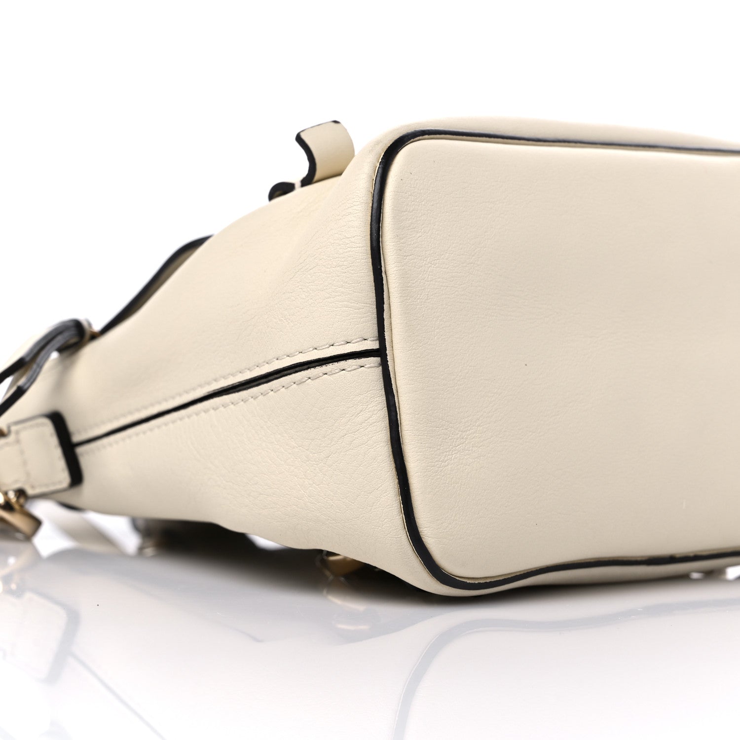 Chloe Suede Calfskin Mini Faye Backpack Off White 8 of 9