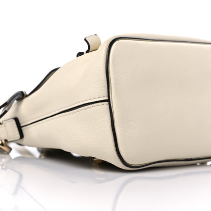 Chloe Suede Calfskin Mini Faye Backpack Off White 8 of 9