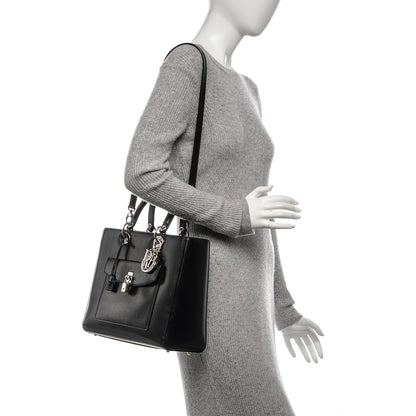 Christian Dior Calfskin Large Lady Dior Pockets Black 2 of 11