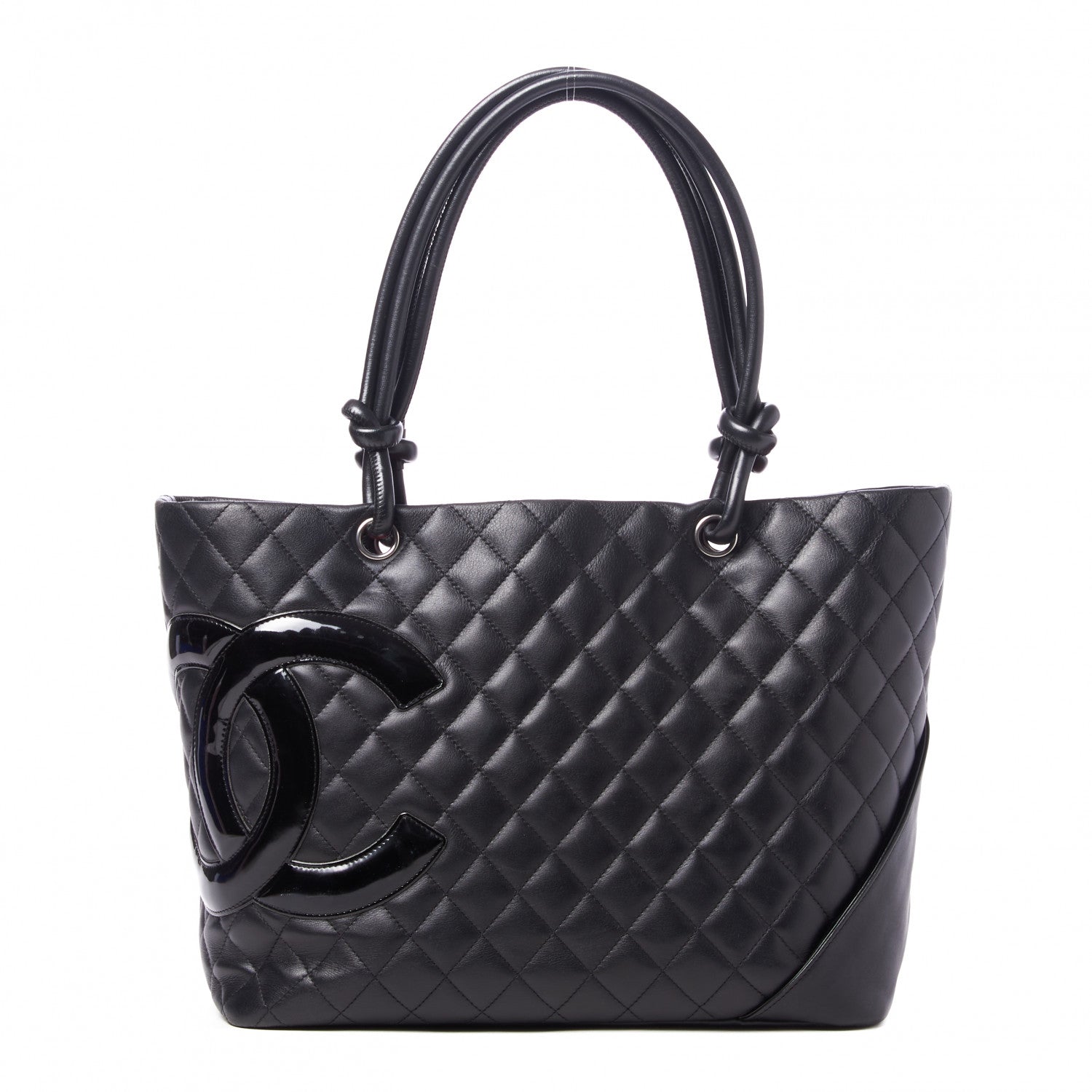 Chanel Calfskin Quilted Large Cambon Tote Black 1 of 8