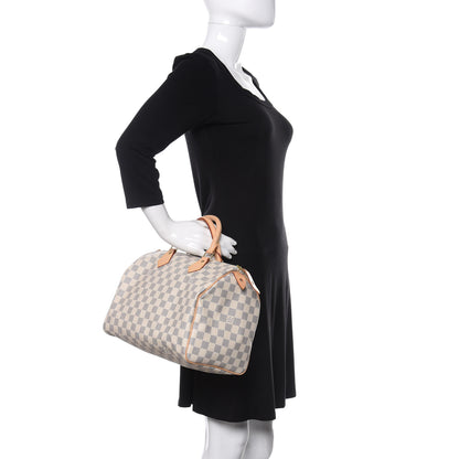 Louis Vuitton Damier Azur Speedy 30 2 of 10