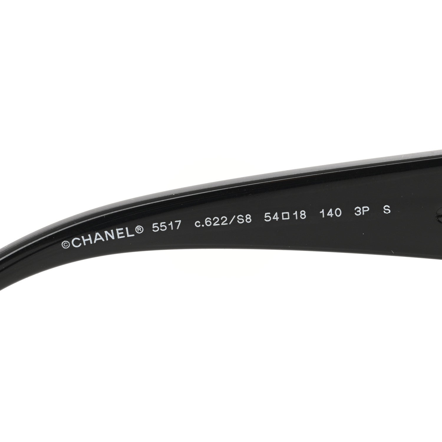 Chanel Acetate Enamel Heart Butterfly Sunglasses 5517 Black 6 of 8
