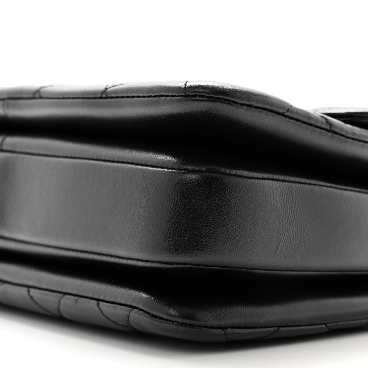 Lambskin Quilted Small Trendy CC Dual Handle Flap Bag So Black