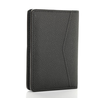 Louis Vuitton Taiga Stripe Pocket Organizer NM Black 3 of 10