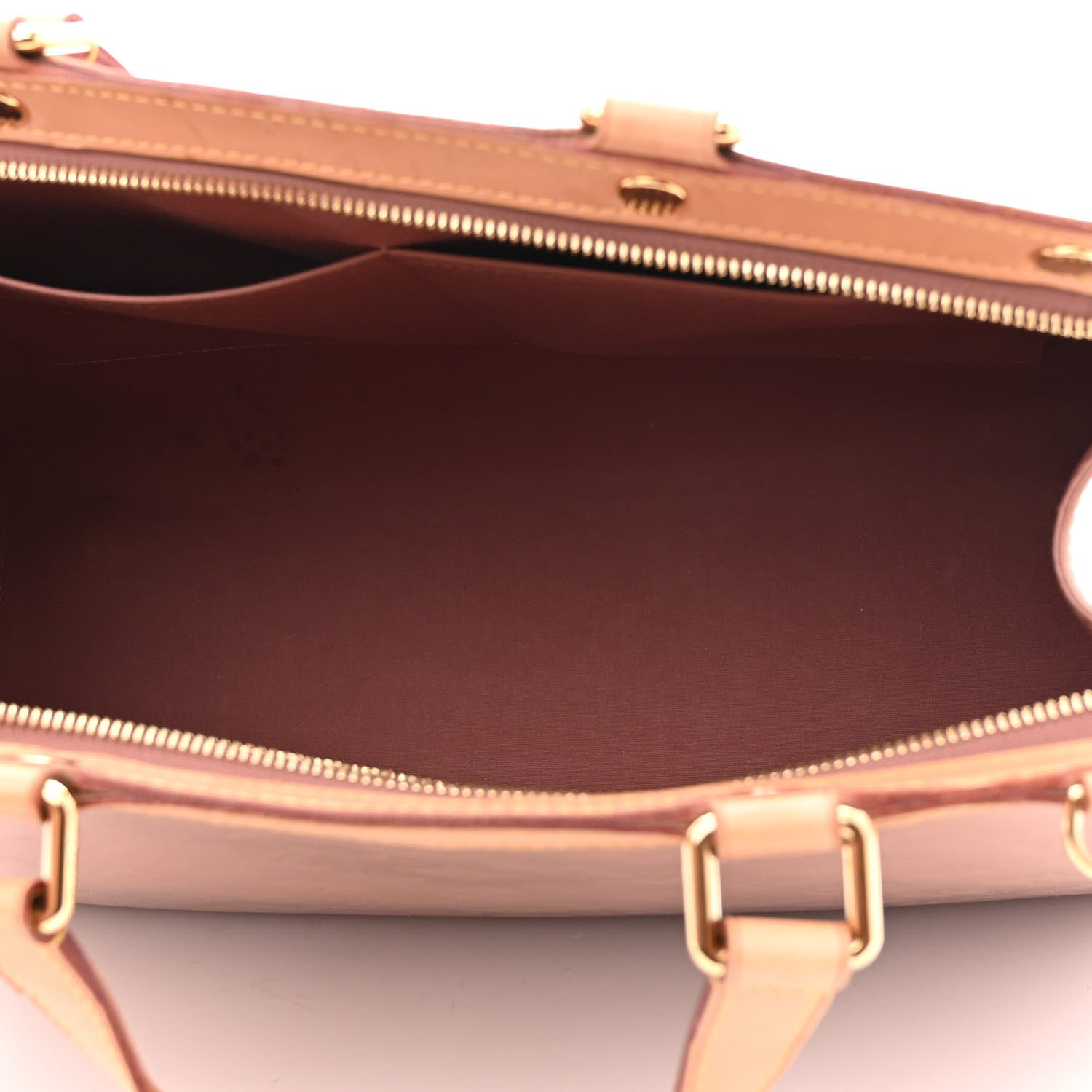 Louis Vuitton Vernis Brea GM Rose Velours 5 of 11