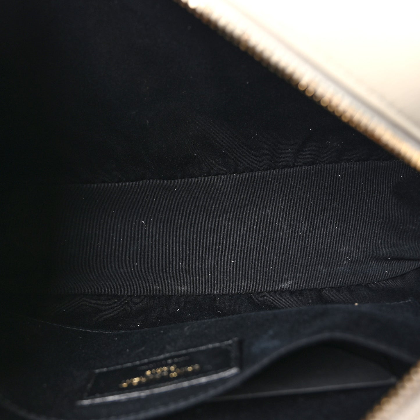 Calfskin Matelasse Monogram Lou Camera Bag Crema Soft