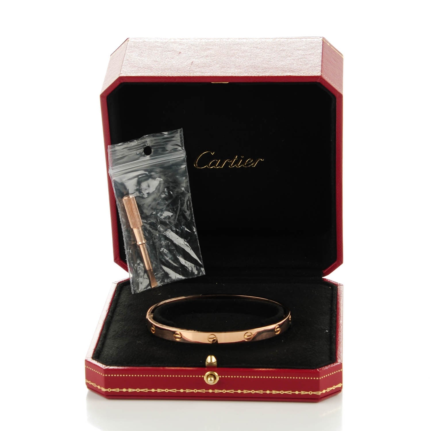 Cartier 18K Pink Gold LOVE Bracelet 20 5 of 5