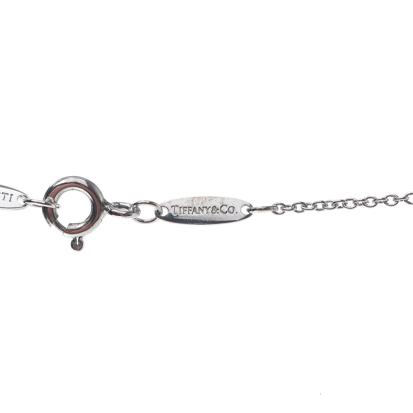 Sterling Silver Elsa Peretti Letter J Pendant Necklace