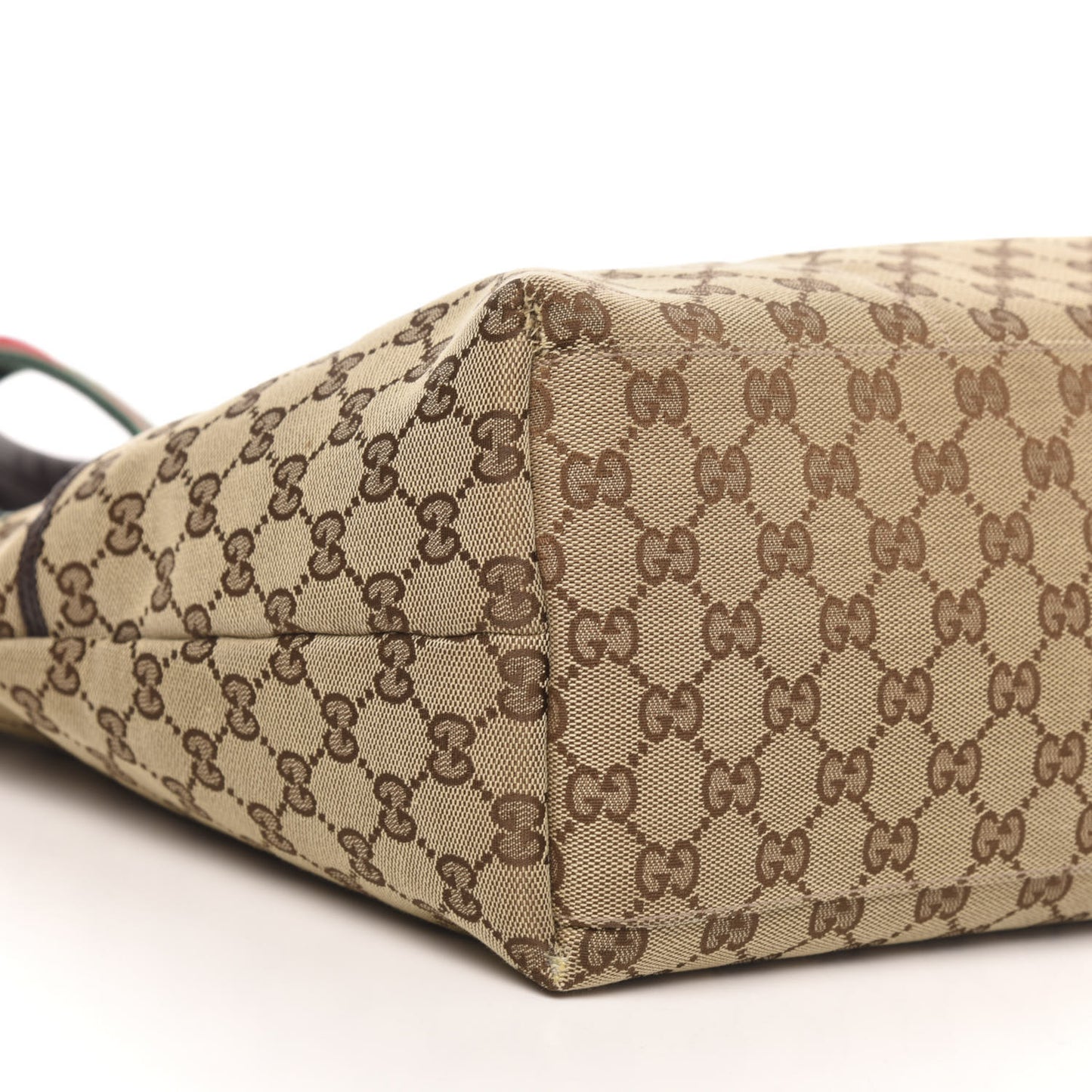 Monogram Web Large Diaper Tote Brown